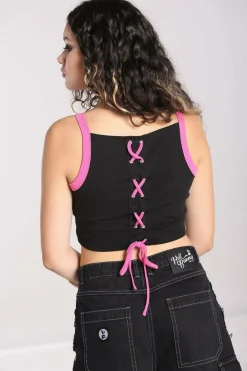 Women Hell Bunny Crop Tops<Andromeda Crop Top