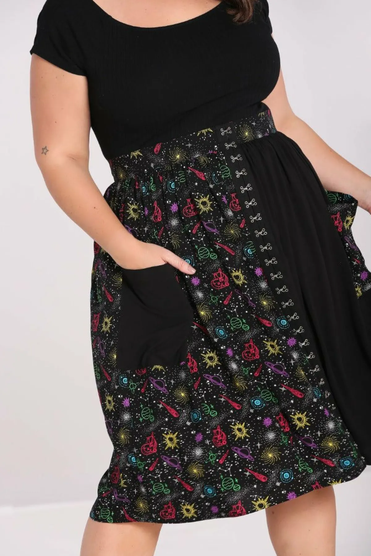 Women Hell Bunny Midi Skirts<Andromeda Mid Skirt