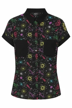 Women Hell Bunny Shirts<Andromeda Shirt