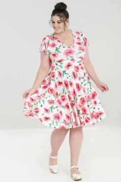 Women Hell Bunny Knee Dresses<Aquarelle Dress Plus Size