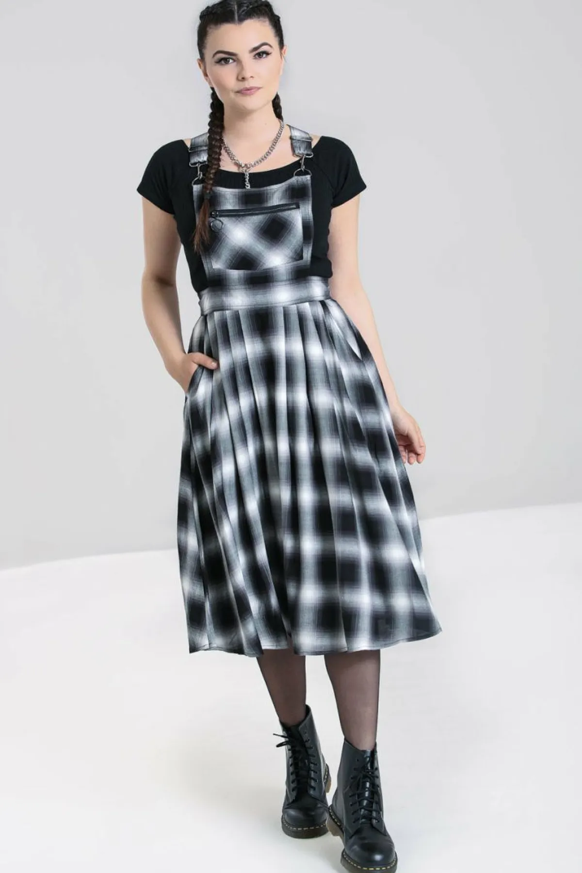 Women Hell Bunny Midi Dresses<Avril Pinafore Dress