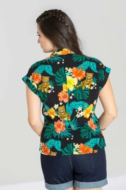 Women Hell Bunny Shirts<Bali Shirt