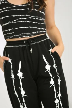 Women Hell Bunny Joggers<Barbed Wire Joggers