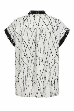 Women Hell Bunny Shirts<Barbed Wire Shirt