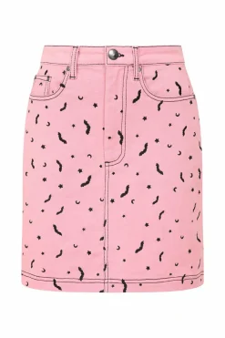 Women Hell Bunny Skirts<Bat Mini Skirt