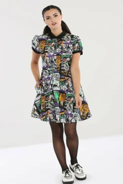 Women Hell Bunny Mini Dresses<Be Afraid Mini Dress