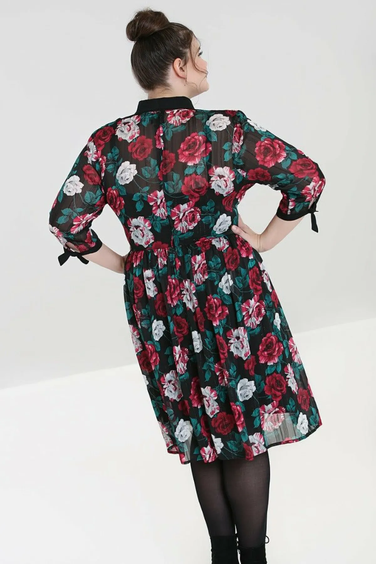 Women Hell Bunny Knee Dresses<Bed Of Roses Dress