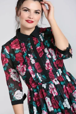 Women Hell Bunny Knee Dresses<Bed Of Roses Dress