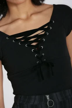 Women Hell Bunny Jerseys<Belladonna Top H