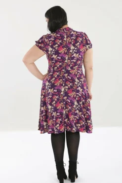 Women Hell Bunny Midi Dresses<Berry Crush Dress
