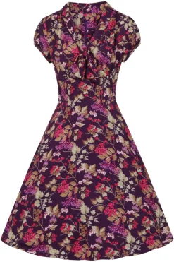Women Hell Bunny Midi Dresses<Berry Crush Dress