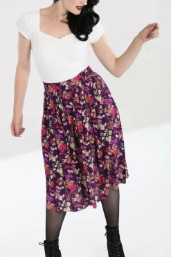 Women Hell Bunny Midi Skirts<Berry Crush Skirt