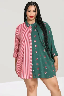 Women Hell Bunny Shirts<Beth Oversized Shirt