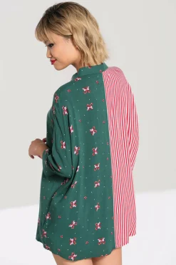 Women Hell Bunny Shirts<Beth Oversized Shirt