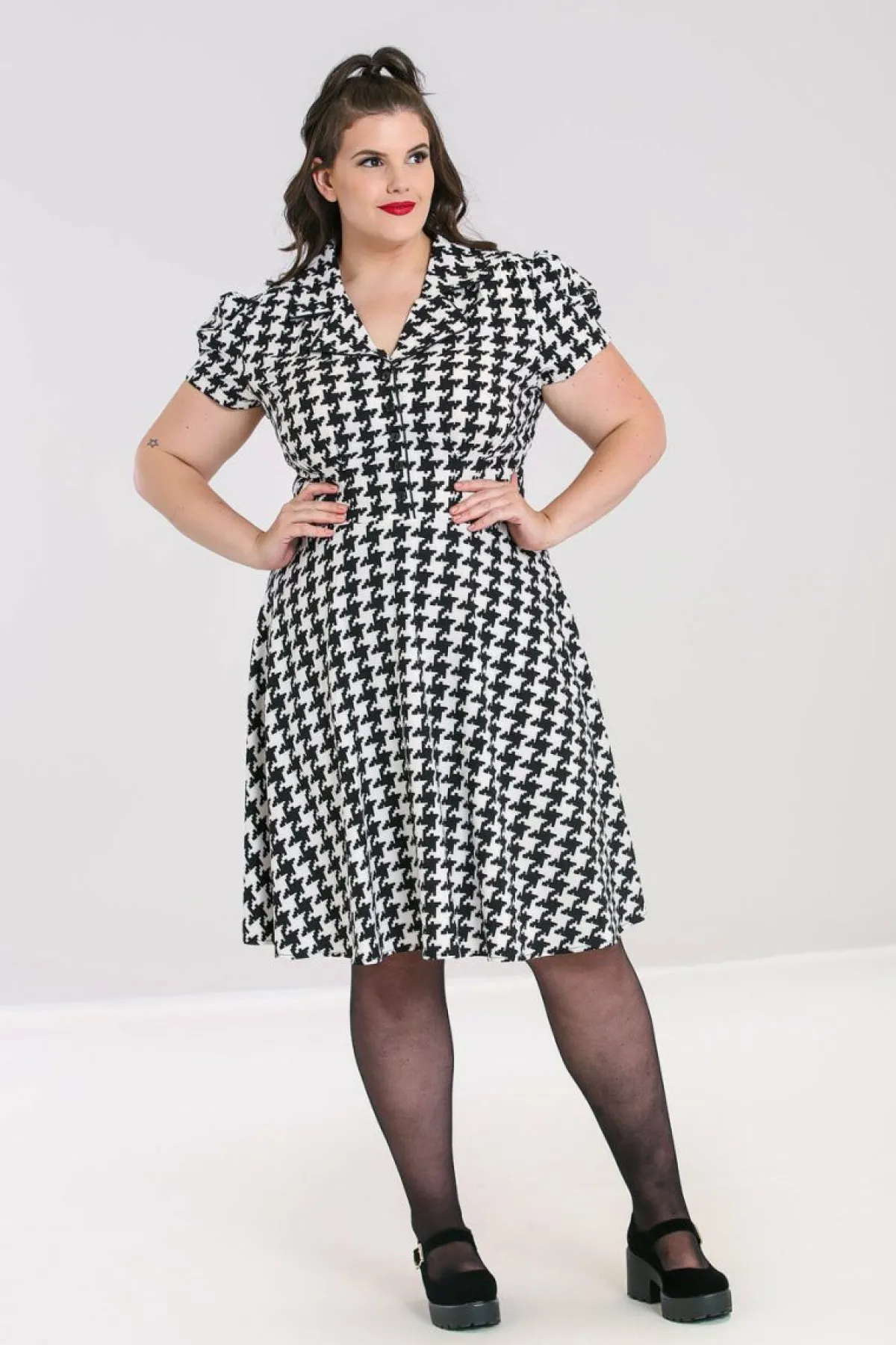 Women Hell Bunny Knee Dresses<Blake Mid Dress