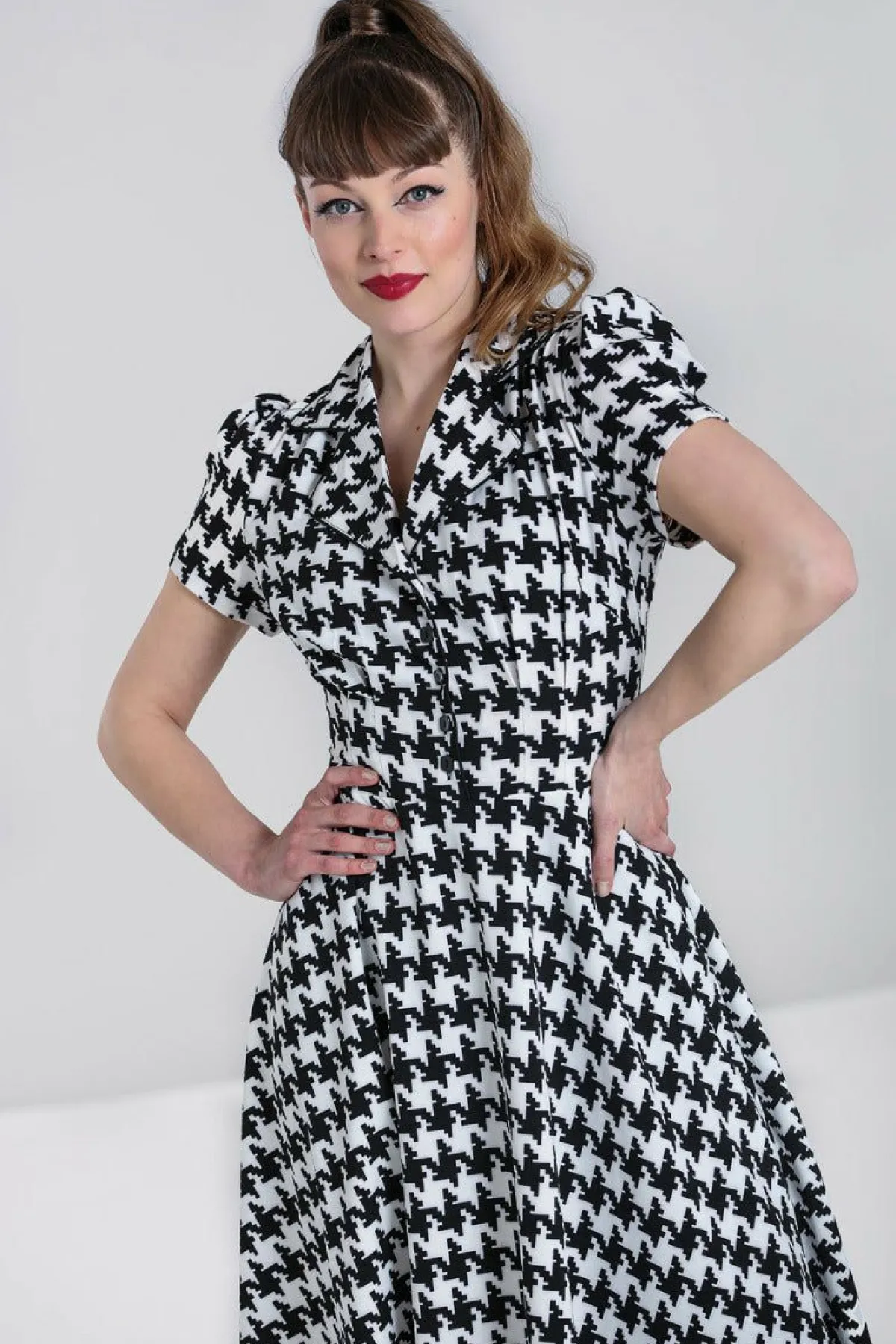 Women Hell Bunny Knee Dresses<Blake Mid Dress