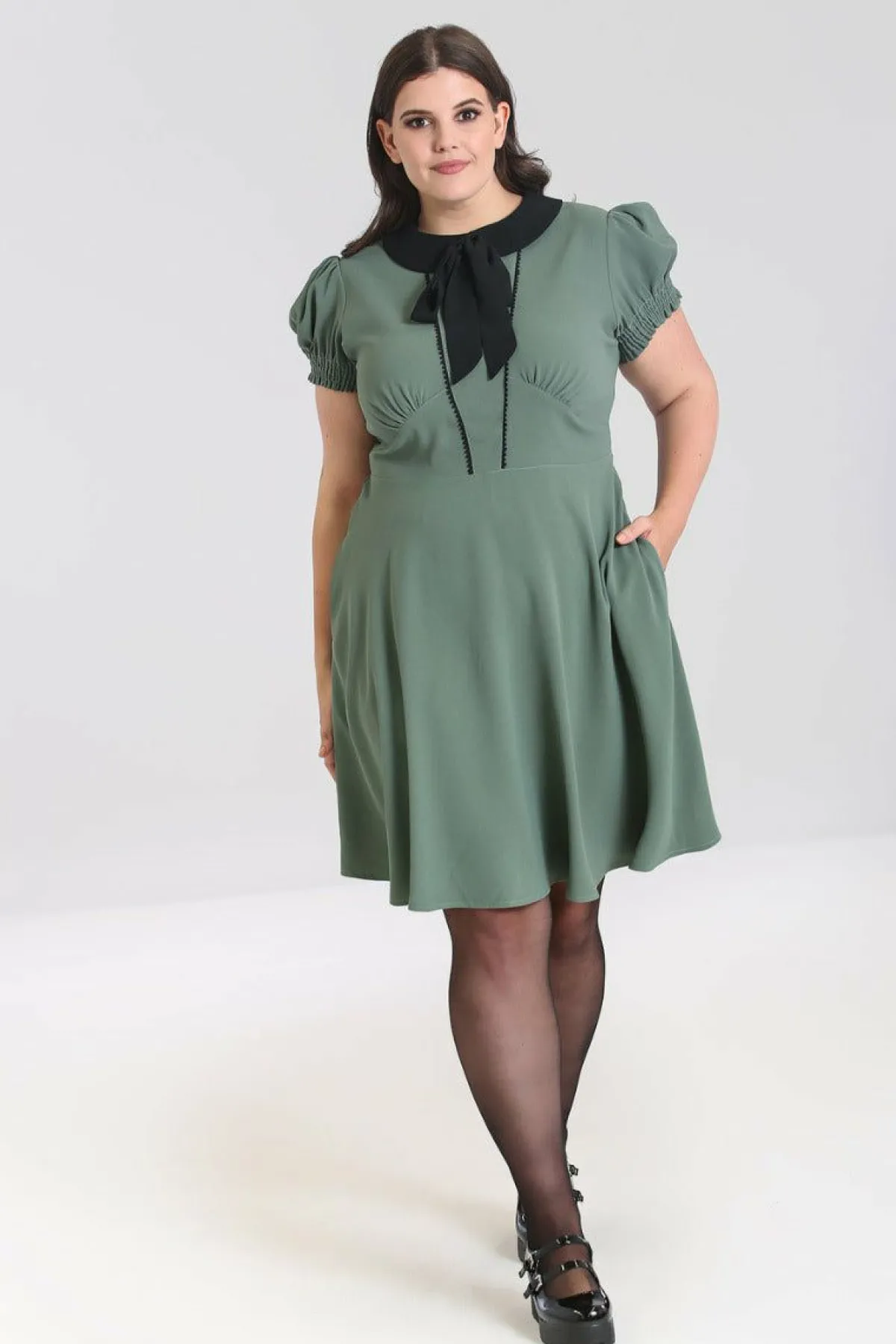 Women Hell Bunny Knee Dresses<Catherine Mid Dress