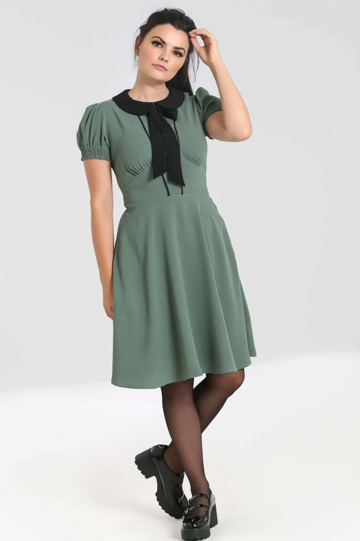 Women Hell Bunny Knee Dresses<Catherine Mid Dress