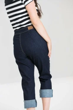 Women Hell Bunny Capris<Charlie Denim Capris