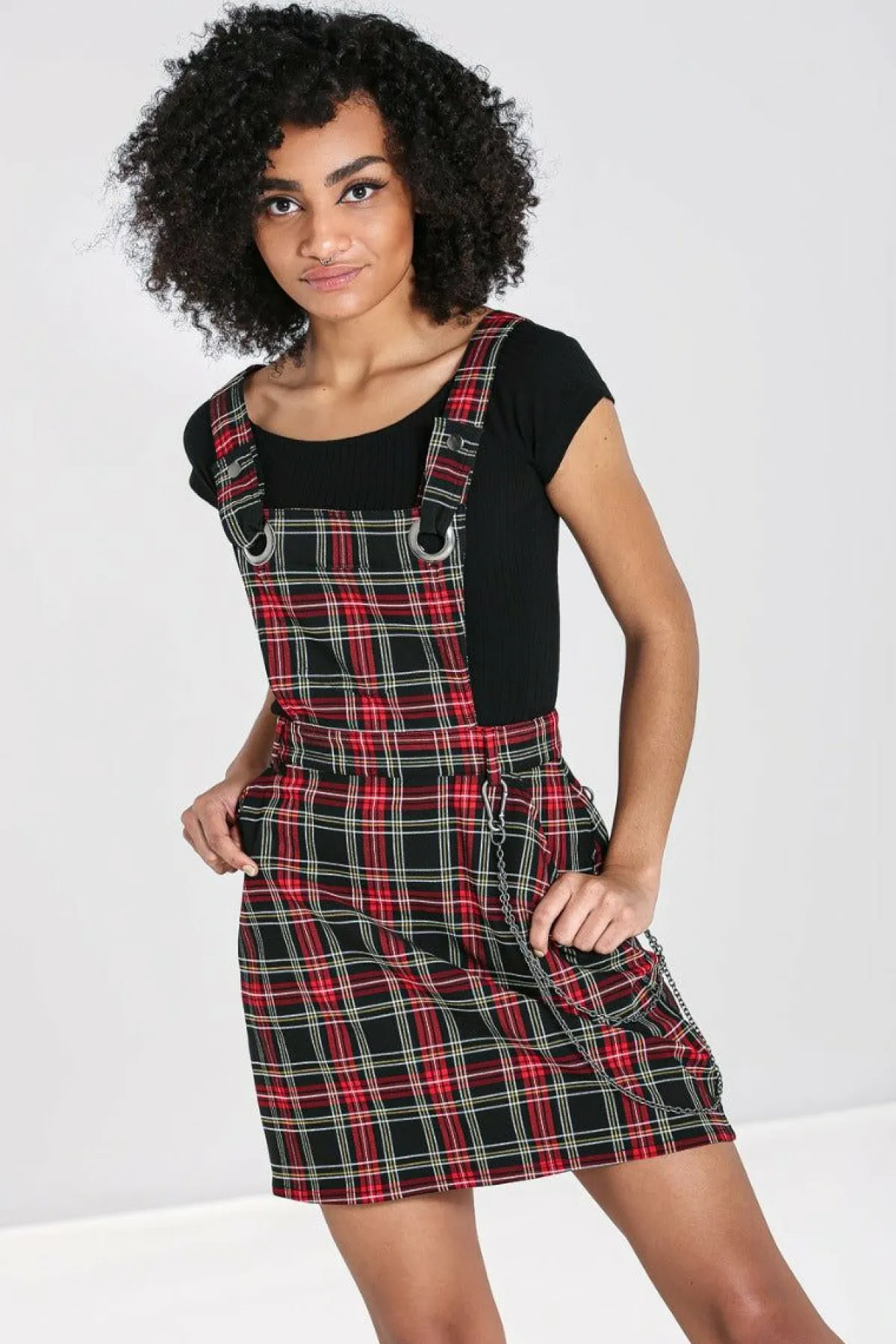 Women Hell Bunny Mini Dresses<Clash Pinafore Dress