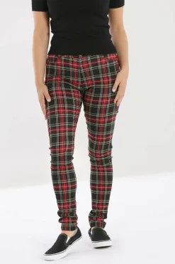 Women Hell Bunny Trousers<Clash Skinny Trousers