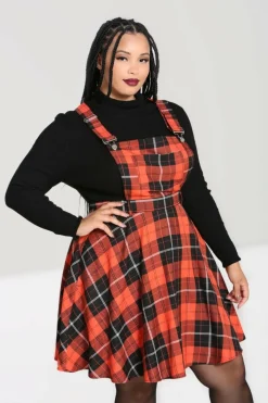 Women Hell Bunny Mini Dresses<Clementine Pinafore Dress