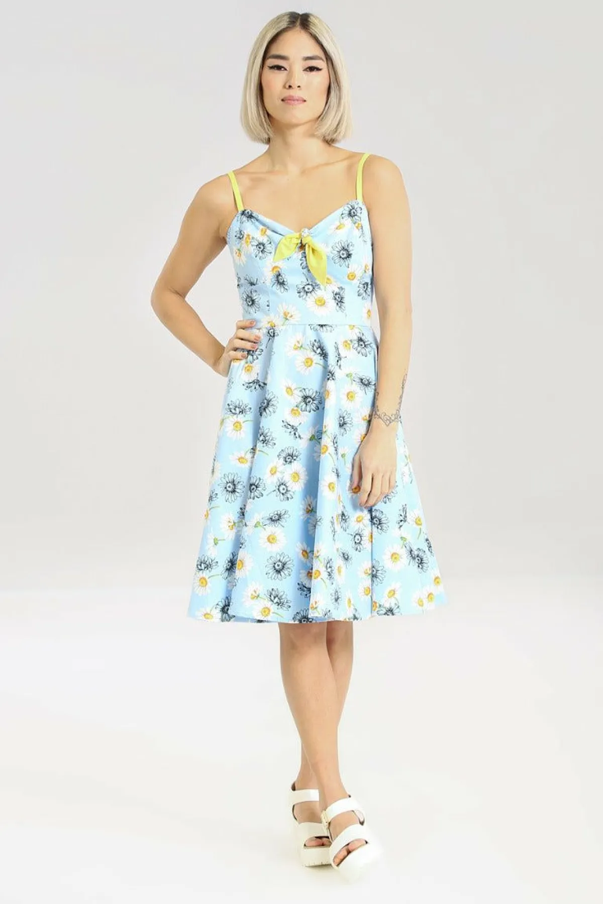 Women Hell Bunny Knee Dresses<Daisy Mid Dress