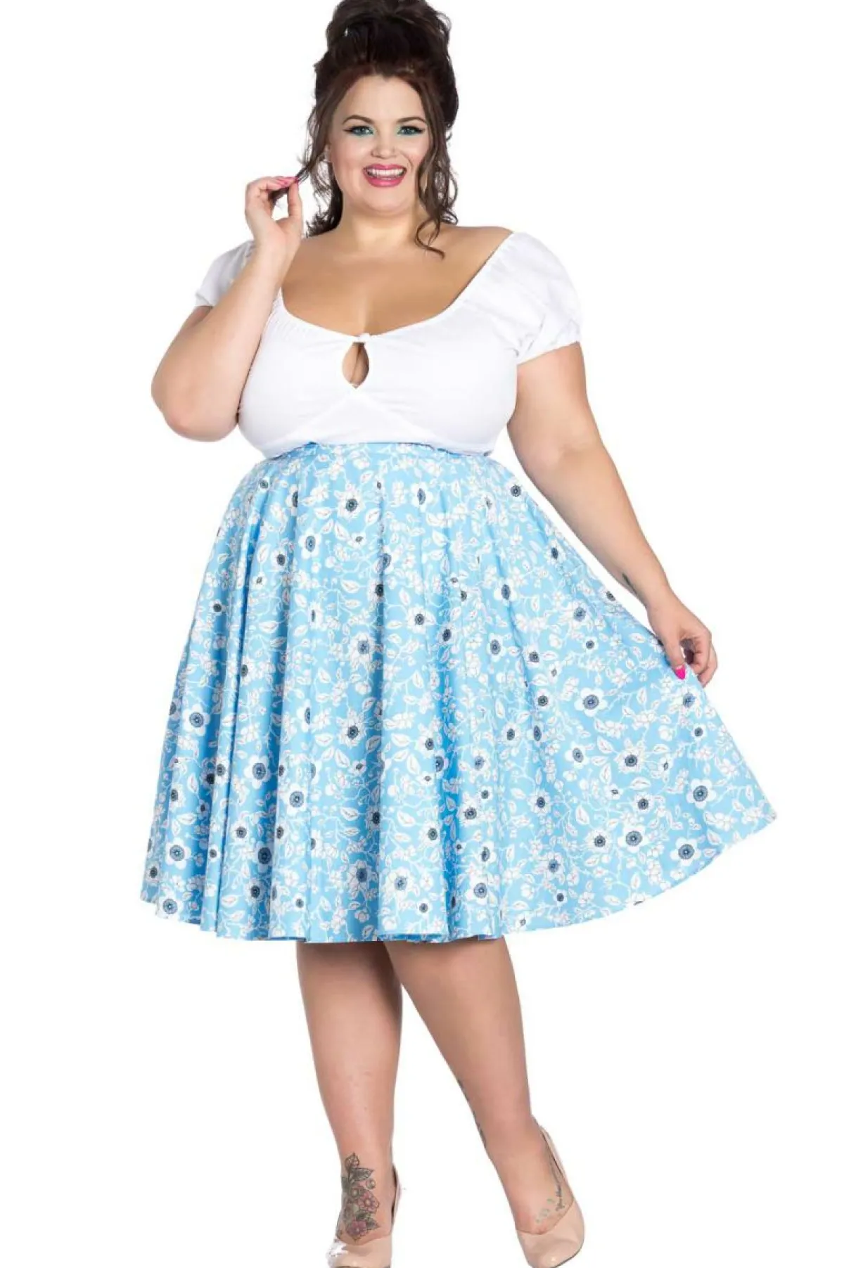 Women Hell Bunny Midi Skirts<Daphne 50'S Skirt
