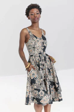 Women Hell Bunny Midi Dresses<Dominique 50'S Dress