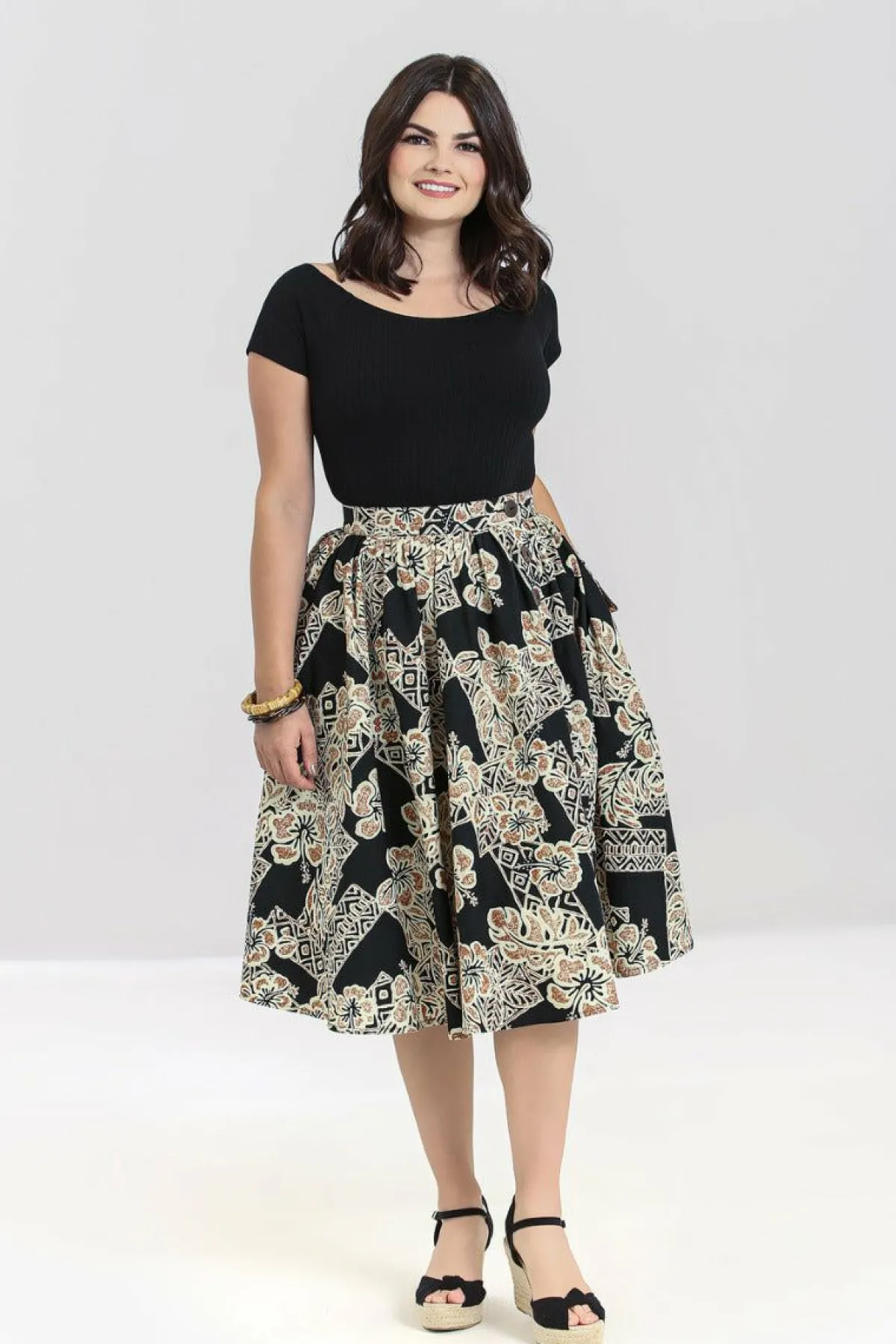 Women Hell Bunny Midi Skirts<Dominique 50'S Skirt