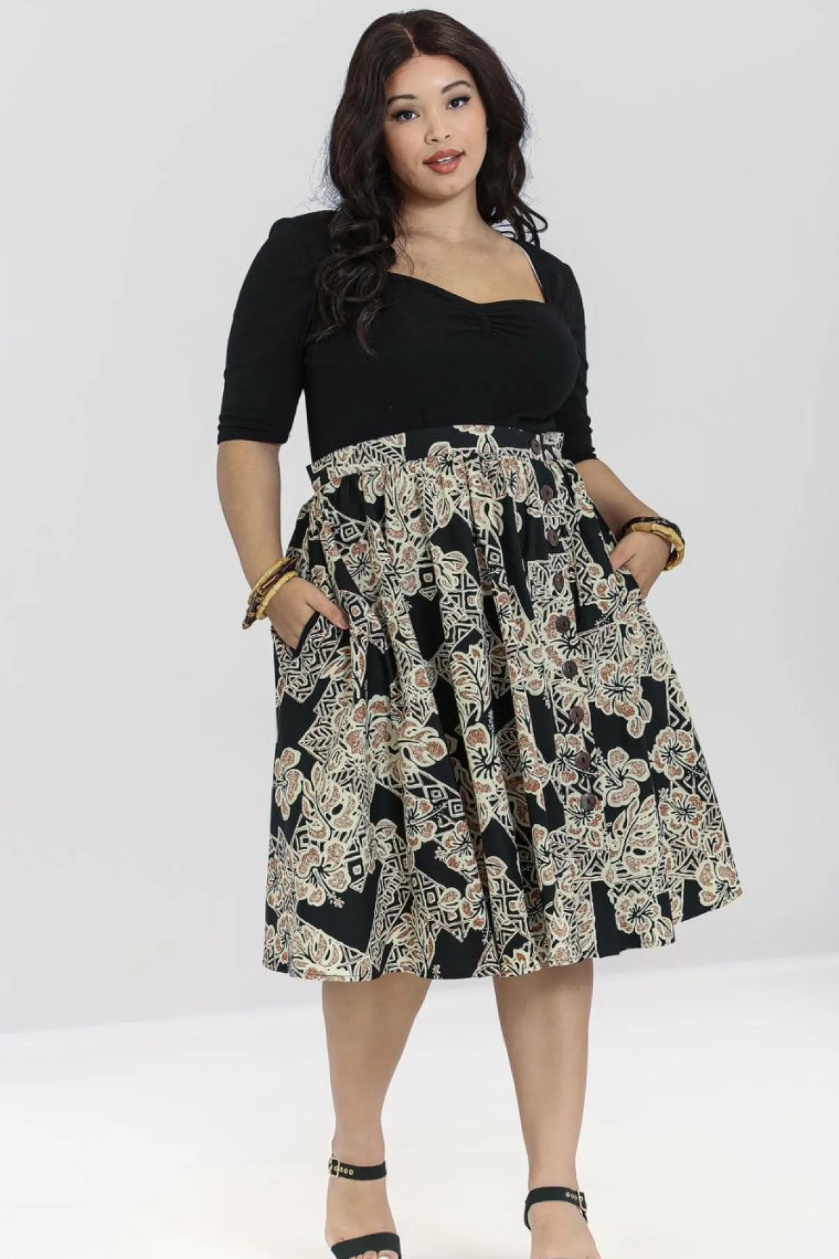 Women Hell Bunny Midi Skirts<Dominique 50'S Skirt