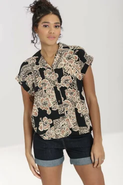 Women Hell Bunny Shirts<Dominique Shirt