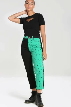 Women Hell Bunny Blouses<Duo Bat Jeans