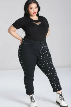 Women Hell Bunny Blouses<Duo Bat Jeans