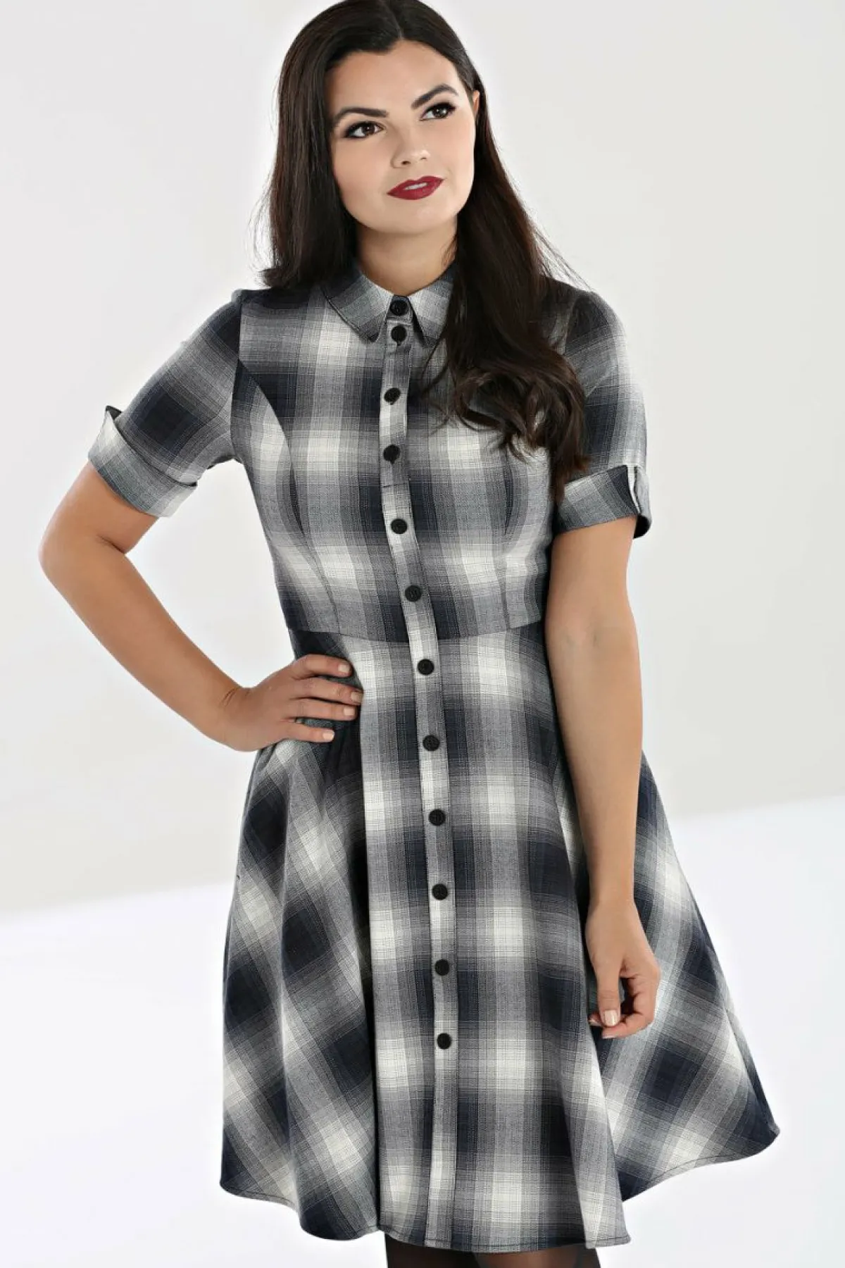 Women Hell Bunny Knee Dresses<Eddystone Mid Dress