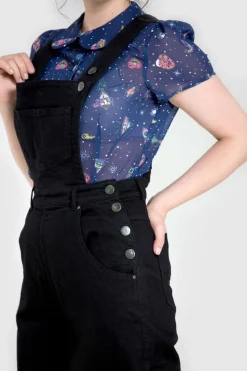 Women Hell Bunny Dungarees<Elly May Denim Dungaree