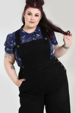 Women Hell Bunny Dungarees<Elly May Denim Dungaree
