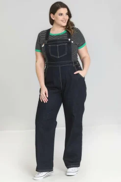 Women Hell Bunny Dungarees<Elly May Denim Dungaree