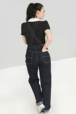 Women Hell Bunny Dungarees<Elly May Denim Dungaree