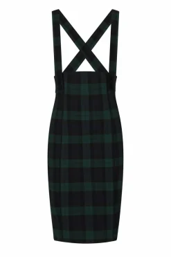 Women Hell Bunny Knee Skirts<Evelyn Pinafore Skirt