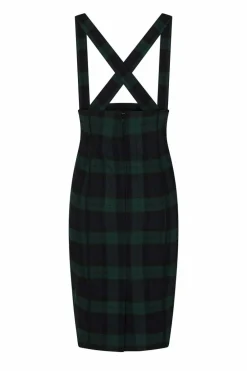 Women Hell Bunny Knee Skirts<Evelyn Pinafore Skirt