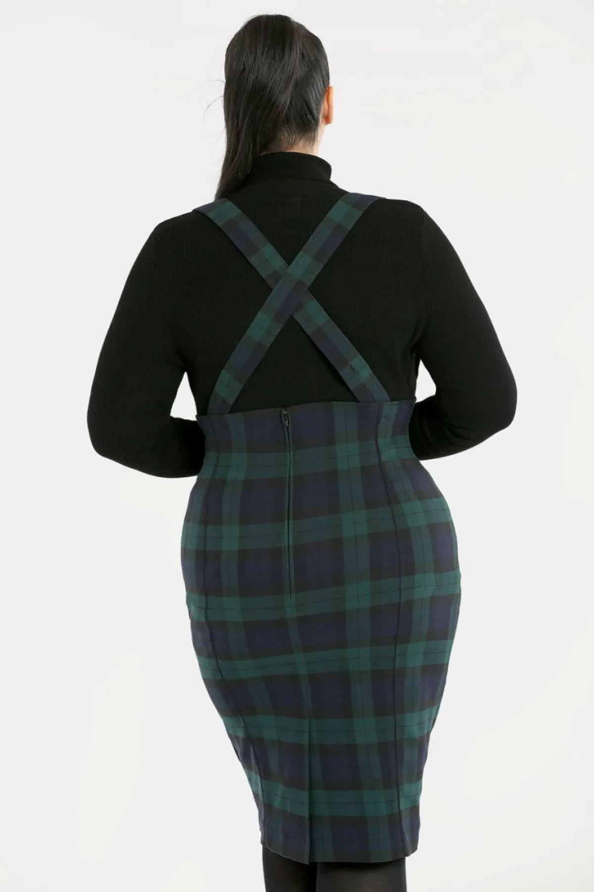 Women Hell Bunny Knee Skirts<Evelyn Pinafore Skirt