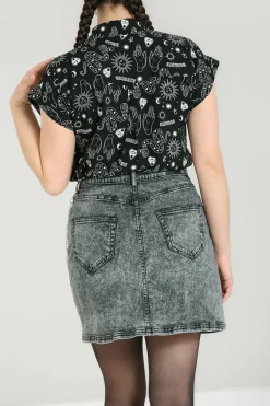 Women Hell Bunny Blouses<Finn Mini Skirt