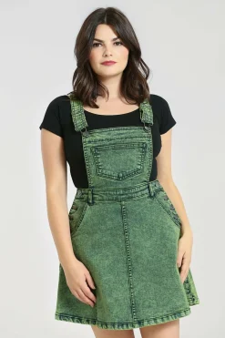 Women Hell Bunny Blouses<Finn Pinafore Dress