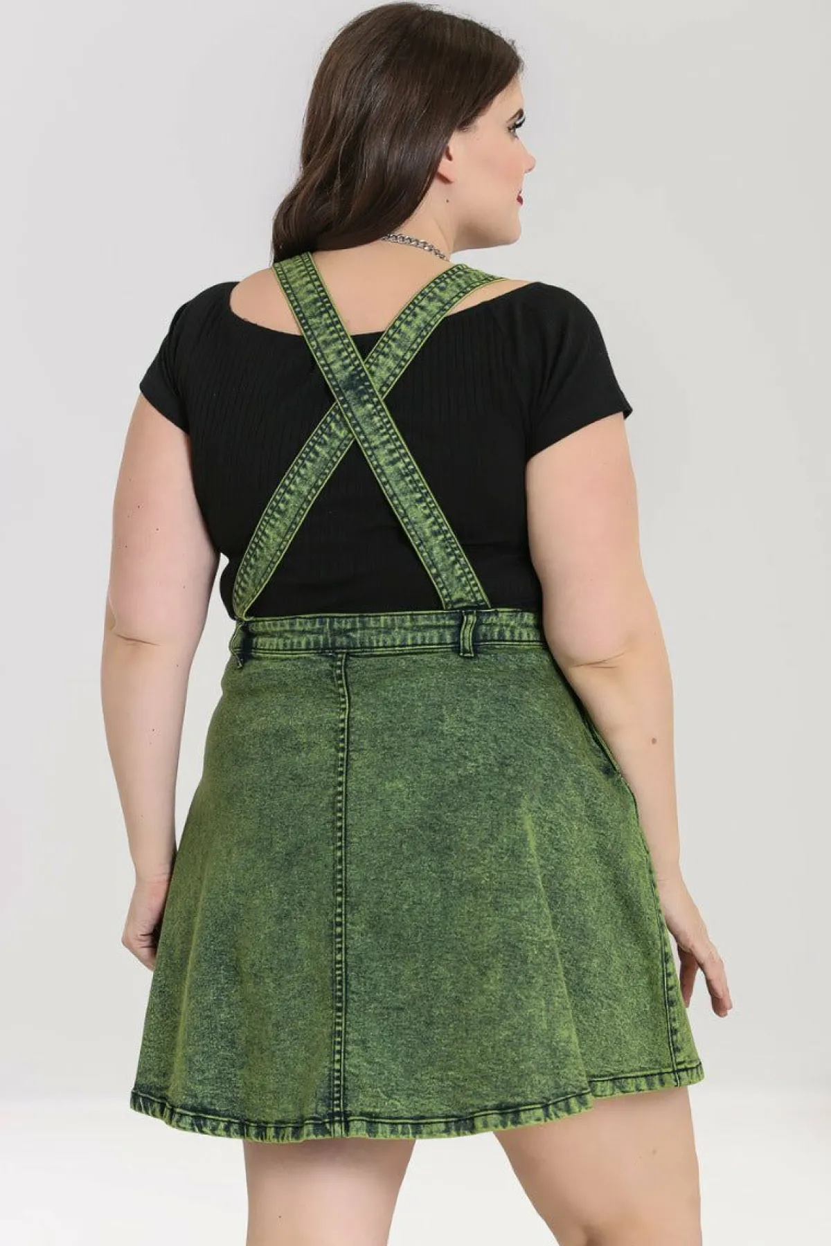 Women Hell Bunny Blouses<Finn Pinafore Dress