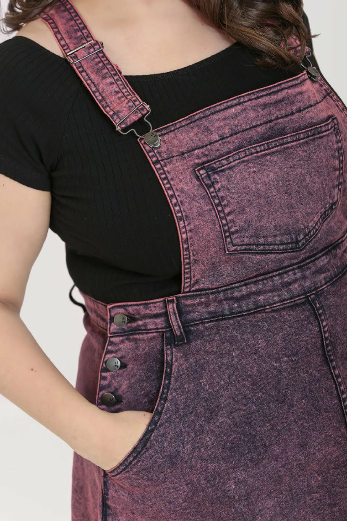 Women Hell Bunny Blouses<Finn Pinafore Dress