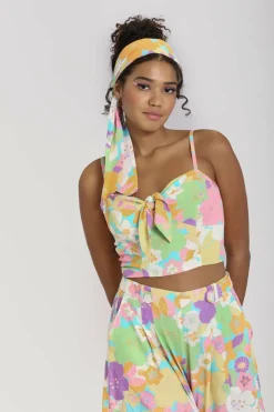 Women Hell Bunny Crop Tops<Florette Crop Top