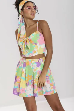 Women Hell Bunny Crop Tops<Florette Crop Top