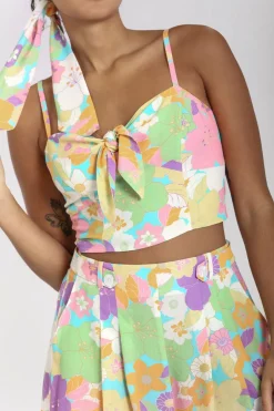 Women Hell Bunny Crop Tops<Florette Crop Top