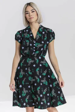 Women Hell Bunny Knee Dresses<Good Luck Mid Dress